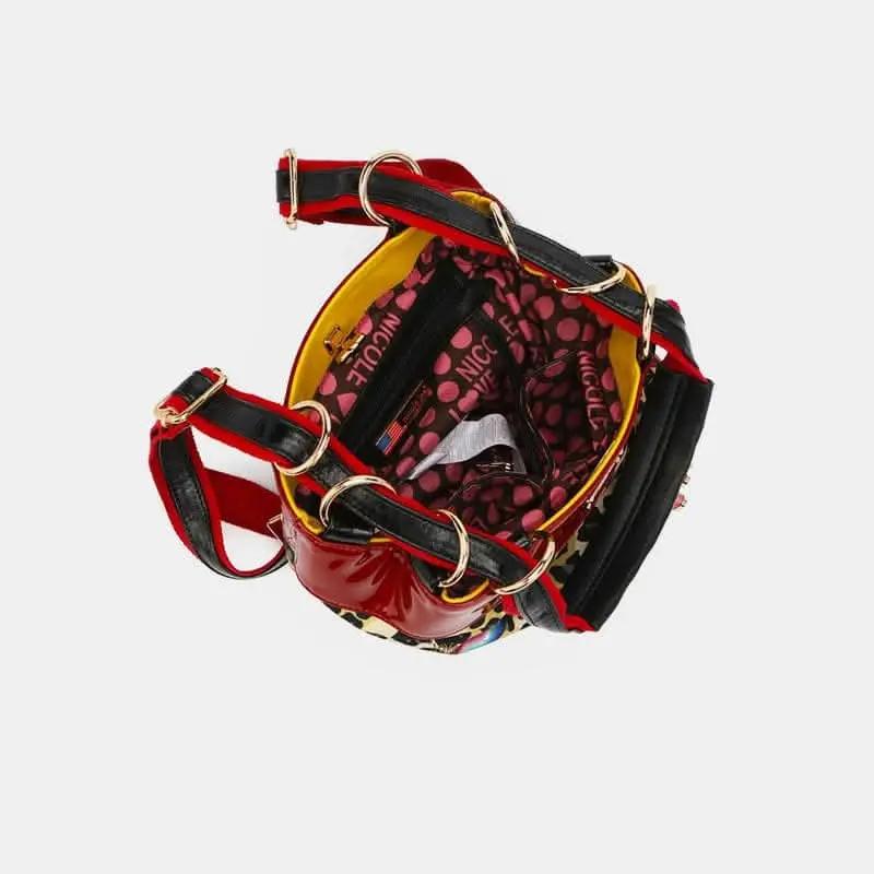 Nylon bucket backpack by Nicole Lee - Love Salve